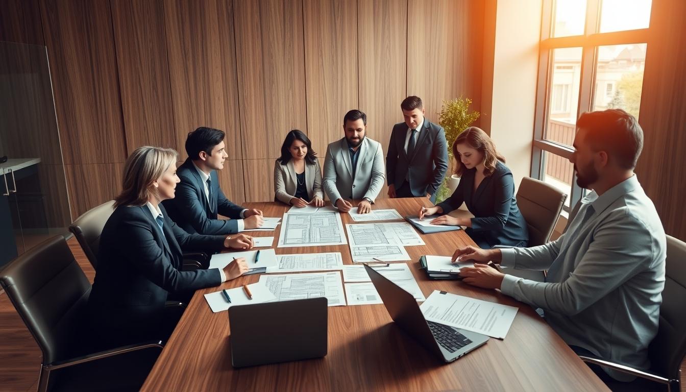 Family elder care planning discussion